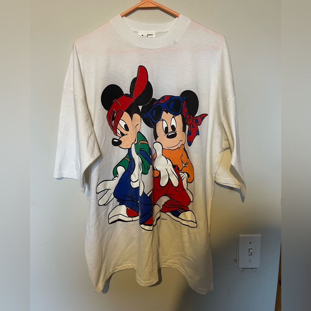 Vintage Mickey & Minnie Mouse hip hop Shirt